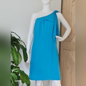 BANANA REPUBLIC‎ Trina Turk Collection 2012 Size 4 100% Silk Light Blue Dress